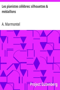 Cover of Les pianistes célèbres: silhouettes & médaillons