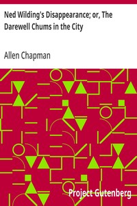 Cover of Ned Wilding's Disappearance; or, The Darewell Chums in the City