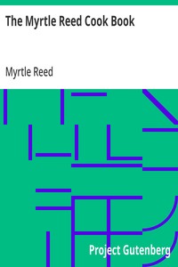 Cover of The Myrtle Reed Cook Book