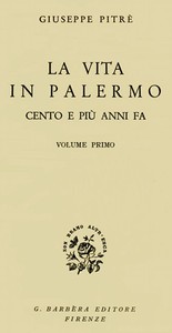 Cover of La vita in Palermo cento e più anni fa, Volume 1