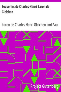 Cover of Souvenirs de Charles-Henri Baron de Gleichen