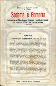 Cover of Sodoma e Gomorra: Cronistoria del Libertinaggio attraverso i secoli ed il mondo