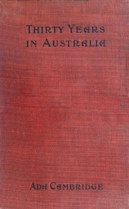 Cover of Thirty Years in Australia