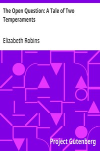 Cover of The Open Question: A Tale of Two Temperaments