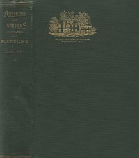 Cover of Authors and Writers Associated with Morristown With a Chapter on Historic Morristown