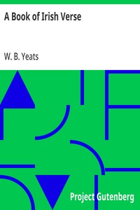Cover of A Book of Irish Verse Selected from modern writers, with an introduction and notes by W. B. Yeats