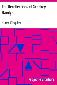 Cover of The Recollections of Geoffrey Hamlyn