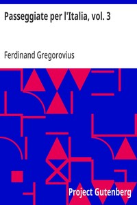 Cover of Passeggiate per l'Italia, vol. 3