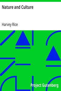 Cover of Nature and Culture