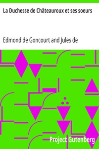 Cover of La Duchesse de Châteauroux et ses soeurs