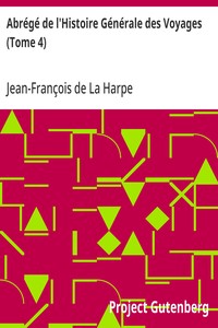 Cover of Abrégé de l'Histoire Générale des Voyages (Tome 4)