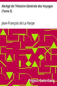 Cover of Abrégé de l'Histoire Générale des Voyages (Tome 5)