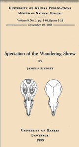 Cover of Speciation of the Wandering Shrew
