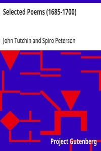 Cover of Selected Poems (1685-1700)