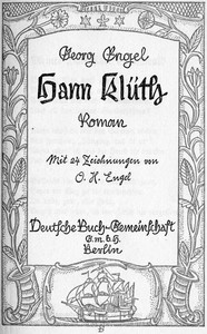 Cover of Hann Klüth: Roman