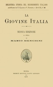Cover of La Giovine Italia
