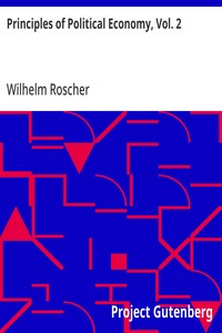 Cover of Principles of Political Economy, Vol. 2