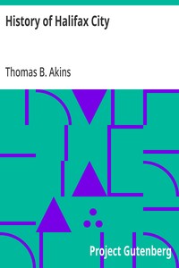 Cover of History of Halifax City