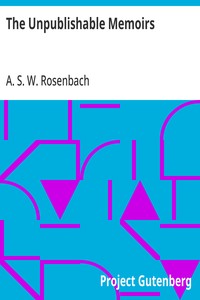 Cover of The Unpublishable Memoirs