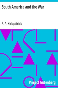 Cover of South America and the War