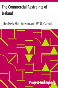 Cover of The Commercial Restraints of Ireland