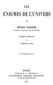 Cover of Les énigmes de l'Univers