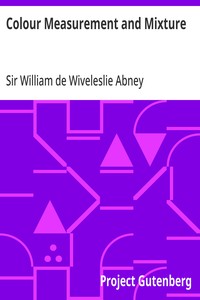 Cover of Colour Measurement and Mixture