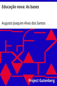 Cover of Educação nova: As bases