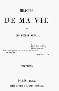 Cover of Histoire de ma Vie, Livre 1 (Vol. 1 - 4)