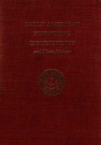 Cover of Early American Scientific Instruments and Their Makers