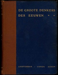 Cover of De wijzen van het Oosten Brahmanisme, Boeddhisme, Chineesche philosophie, Mazdeïsme