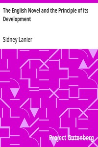 Cover of The English Novel and the Principle of its Development