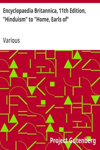 Cover of Encyclopaedia Britannica, 11th Edition, "Hinduism" to "Home, Earls of" Volume 13, Slice 5