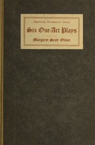 Cover of Six One-Act Plays