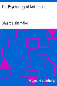 Cover of The Psychology of Arithmetic