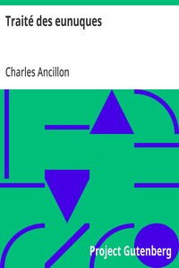 Cover of Traité des eunuques