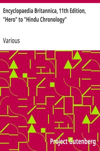 Cover of Encyclopaedia Britannica, 11th Edition, "Hero" to "Hindu Chronology" Volume 13, Slice 4