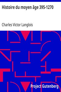 Cover of Histoire du moyen âge 395-1270