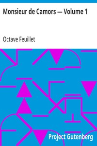 Cover of Monsieur de Camors — Volume 1