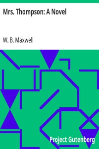 Cover of Mrs. Thompson: A Novel