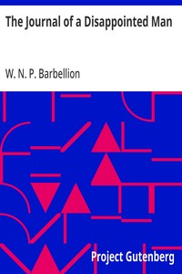 Cover of The Journal of a Disappointed Man