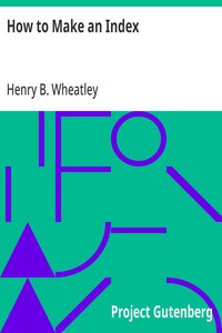 Cover of How to Make an Index