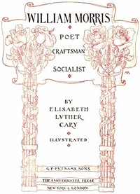 Cover of William Morris: Poet, Craftsman, Socialist