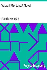 Cover of Vassall Morton: A Novel
