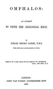 Cover of Omphalos : $b an attempt to untie the geological knot