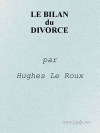 Cover of Le Bilan du Divorce
