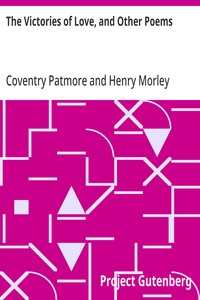 Cover of The Victories of Love, and Other Poems