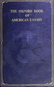 Cover of The Oxford Book of American Essays