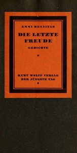 Cover of Die letzte Freude