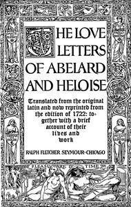 Cover of The love letters of Abelard and Heloise